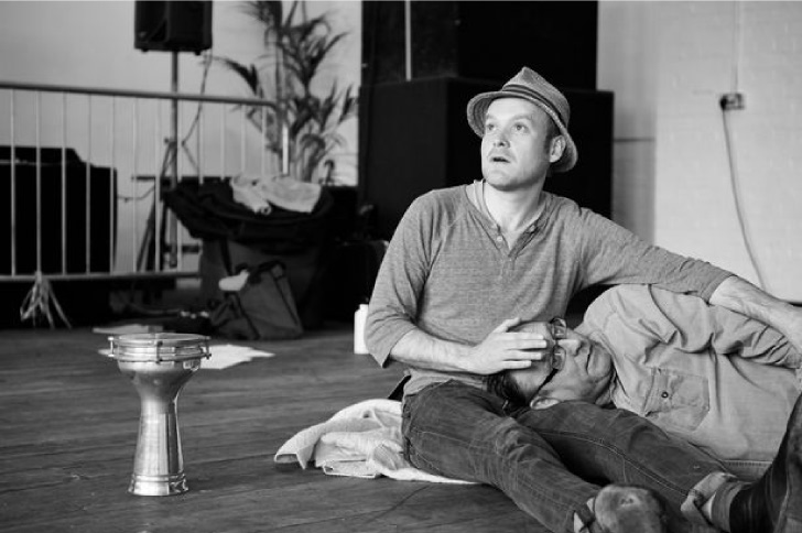 Actor Jack Tarlton in rehearsals for Chorale: A Sam Shepard Roadshow